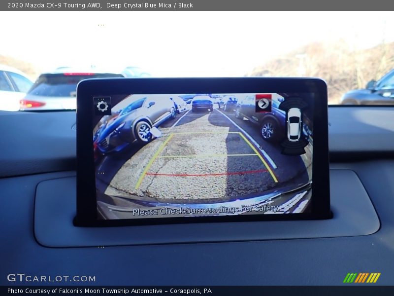 Deep Crystal Blue Mica / Black 2020 Mazda CX-9 Touring AWD