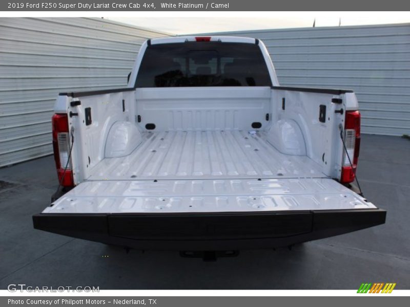 White Platinum / Camel 2019 Ford F250 Super Duty Lariat Crew Cab 4x4