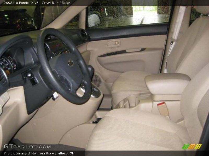Velvet Blue / Beige 2008 Kia Rondo LX V6