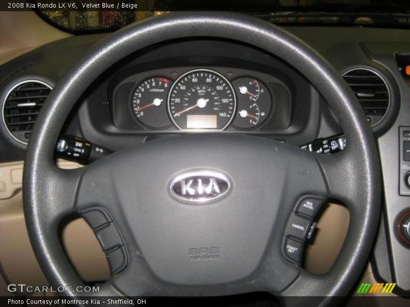 Velvet Blue / Beige 2008 Kia Rondo LX V6