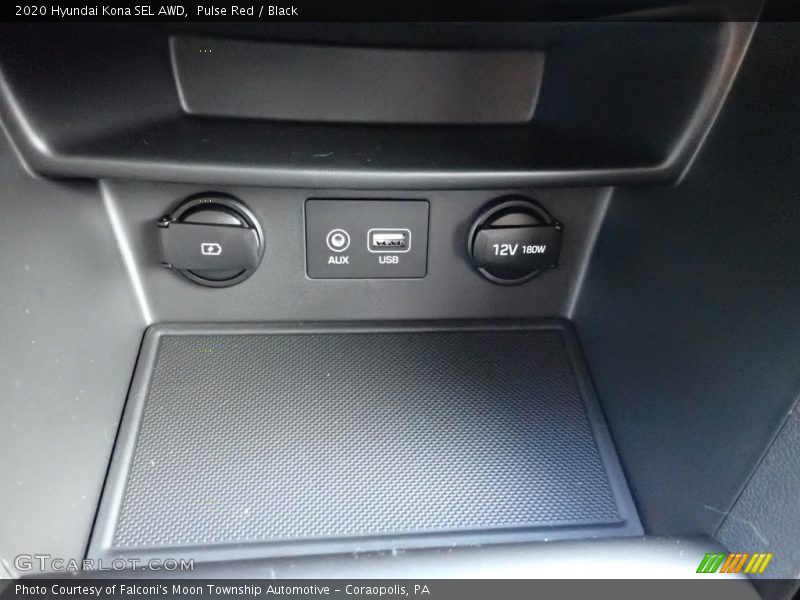 Pulse Red / Black 2020 Hyundai Kona SEL AWD