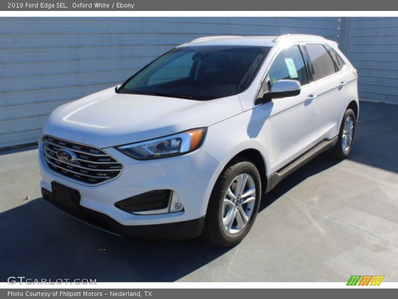 Oxford White / Ebony 2019 Ford Edge SEL