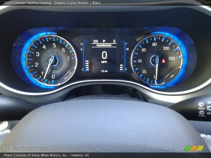 Granite Crystal Metallic / Black 2020 Chrysler Pacifica Touring