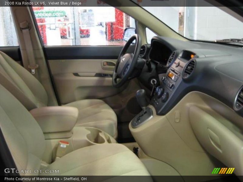 Velvet Blue / Beige 2008 Kia Rondo LX V6