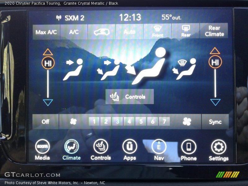 Granite Crystal Metallic / Black 2020 Chrysler Pacifica Touring