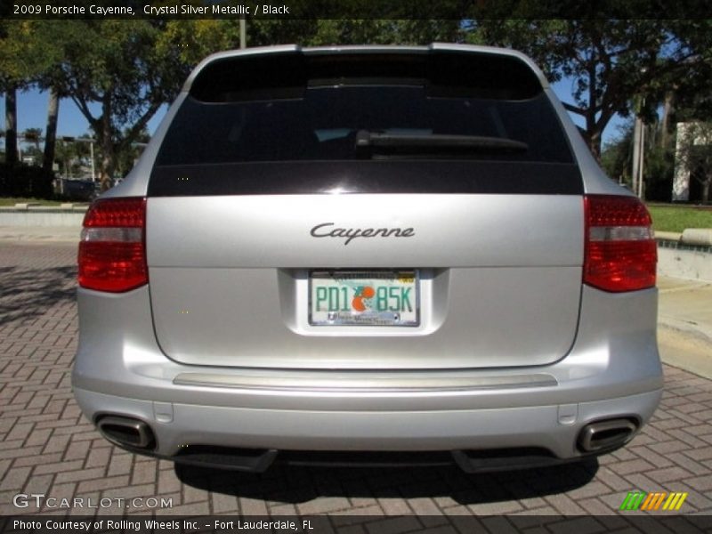 Crystal Silver Metallic / Black 2009 Porsche Cayenne