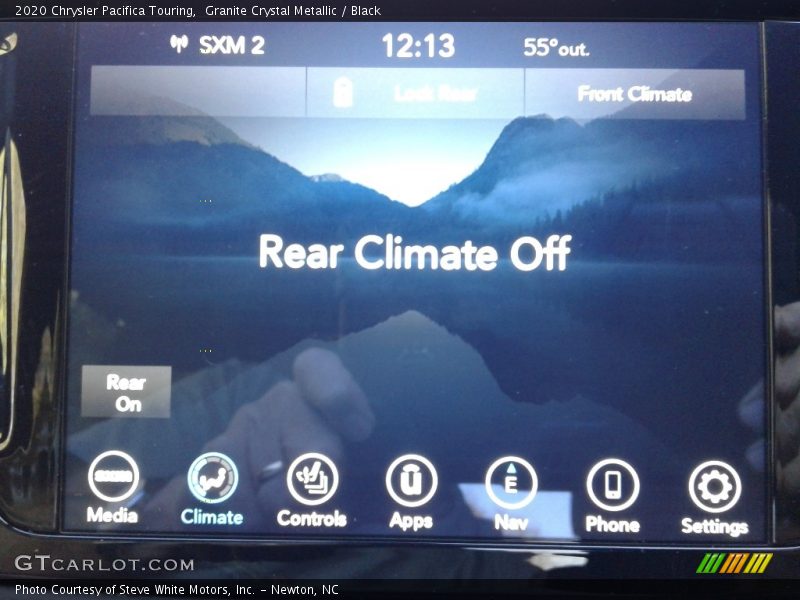 Granite Crystal Metallic / Black 2020 Chrysler Pacifica Touring