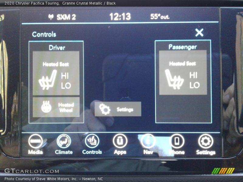 Granite Crystal Metallic / Black 2020 Chrysler Pacifica Touring