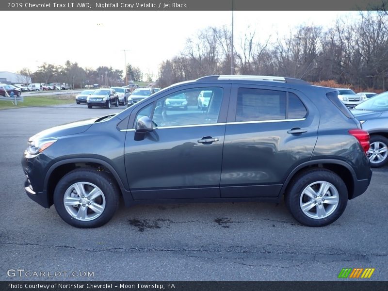 Nightfall Gray Metallic / Jet Black 2019 Chevrolet Trax LT AWD