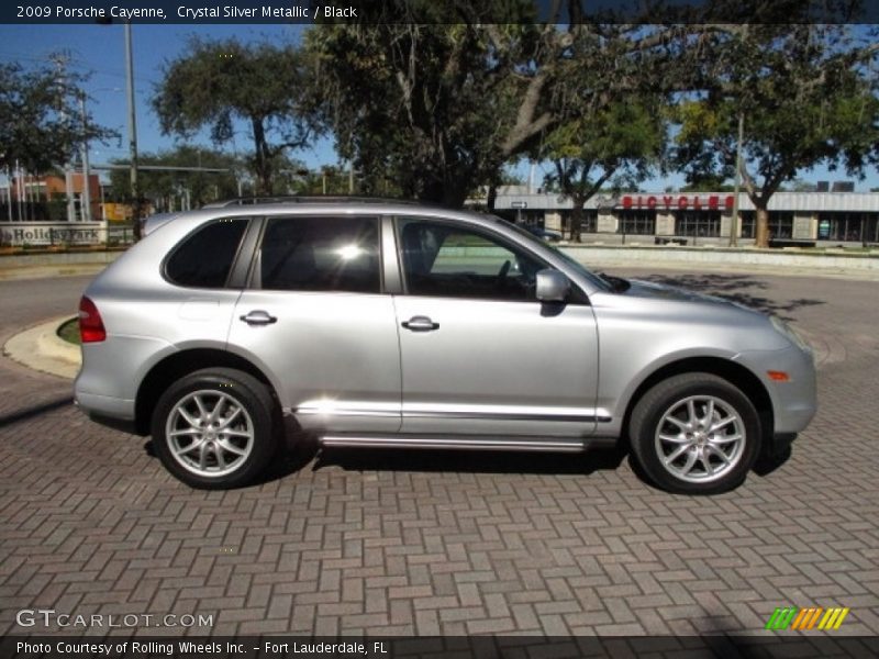 Crystal Silver Metallic / Black 2009 Porsche Cayenne