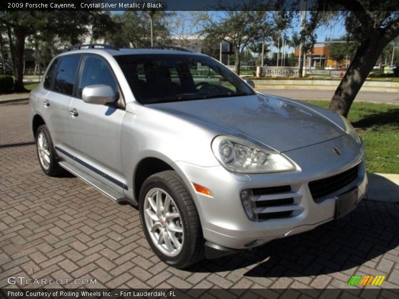 Crystal Silver Metallic / Black 2009 Porsche Cayenne