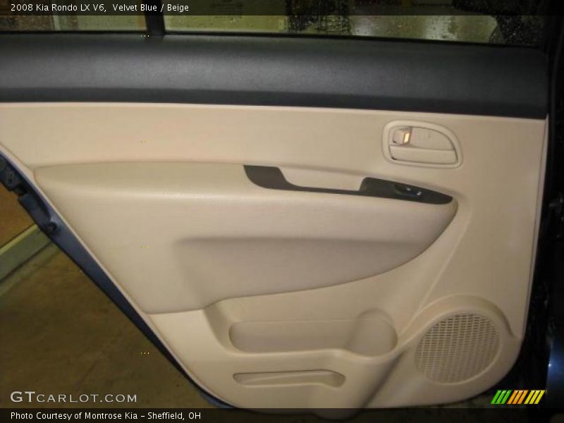 Velvet Blue / Beige 2008 Kia Rondo LX V6