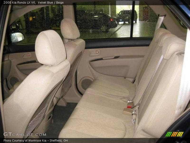 Velvet Blue / Beige 2008 Kia Rondo LX V6