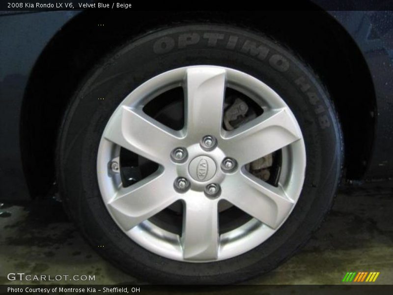 Velvet Blue / Beige 2008 Kia Rondo LX V6