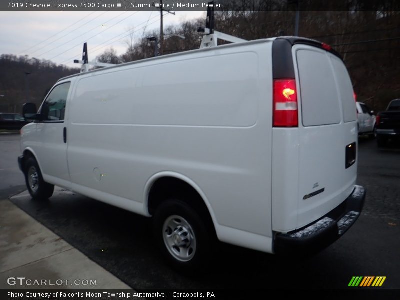 Summit White / Medium Pewter 2019 Chevrolet Express 2500 Cargo WT