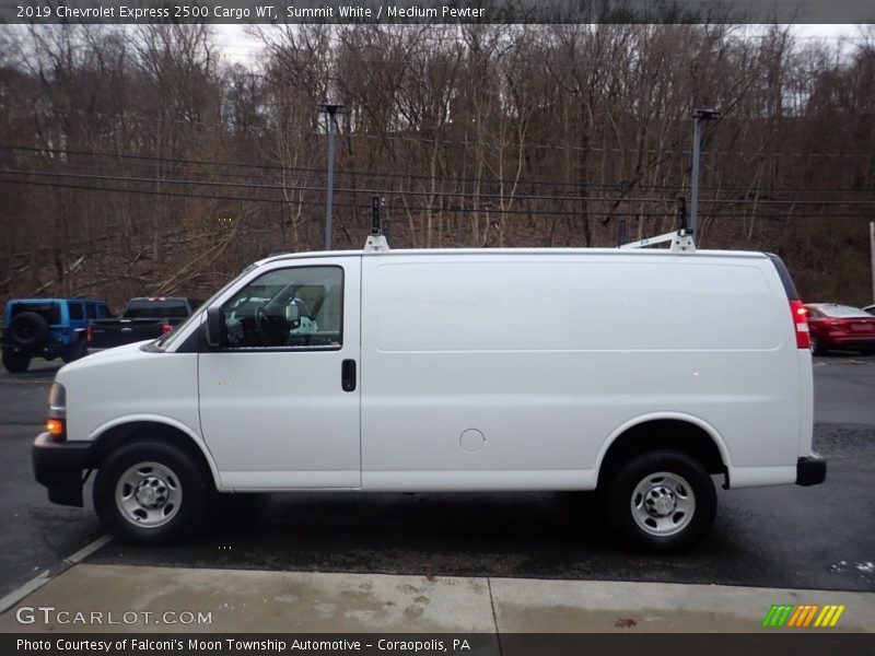 Summit White / Medium Pewter 2019 Chevrolet Express 2500 Cargo WT