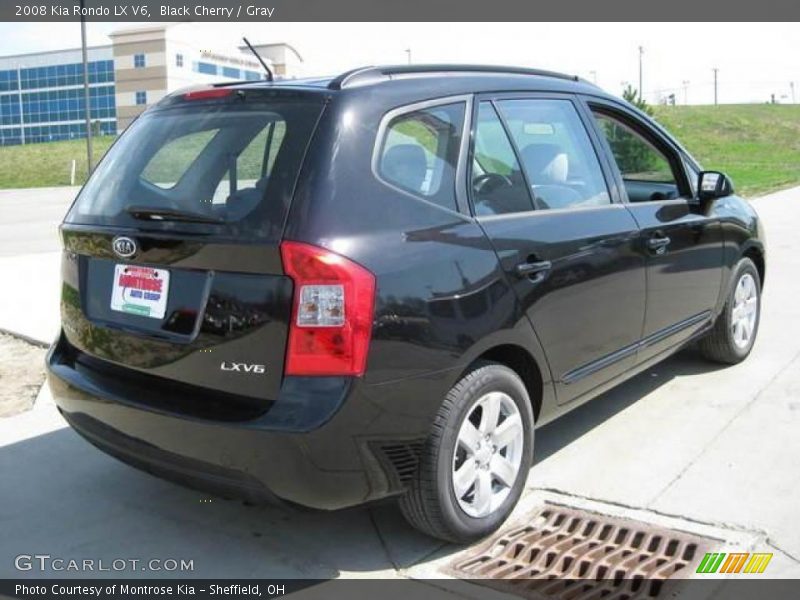 Black Cherry / Gray 2008 Kia Rondo LX V6