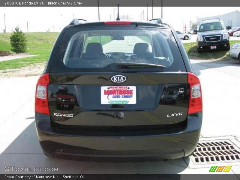 Black Cherry / Gray 2008 Kia Rondo LX V6