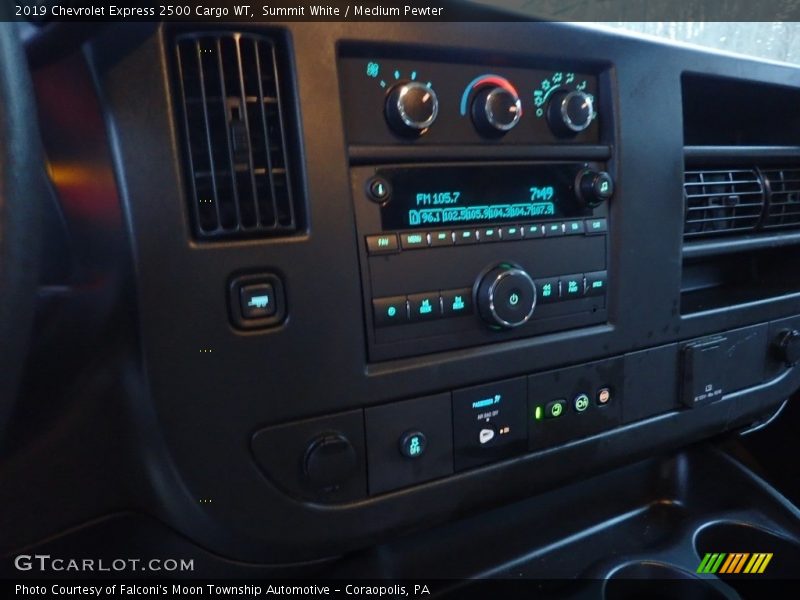 Summit White / Medium Pewter 2019 Chevrolet Express 2500 Cargo WT