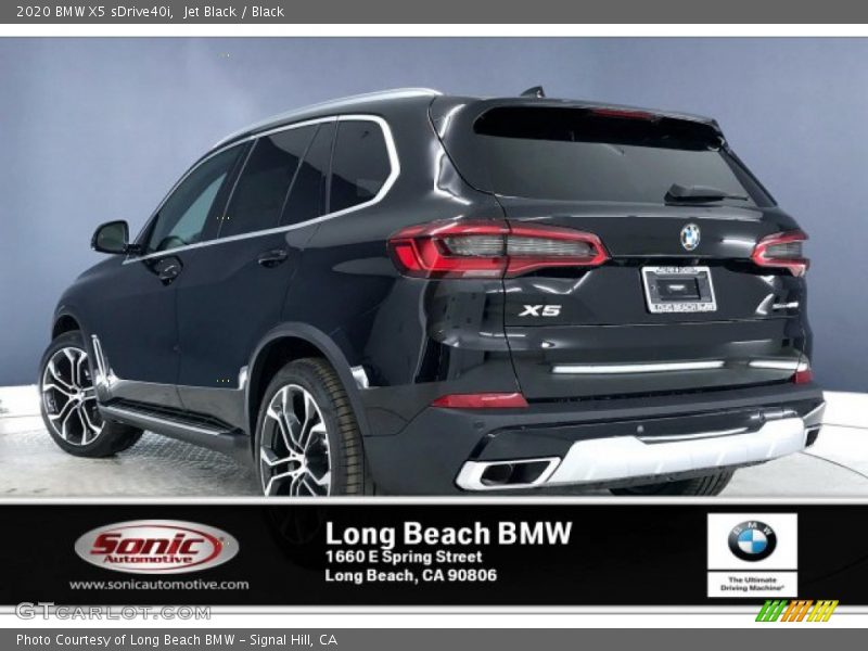 Jet Black / Black 2020 BMW X5 sDrive40i