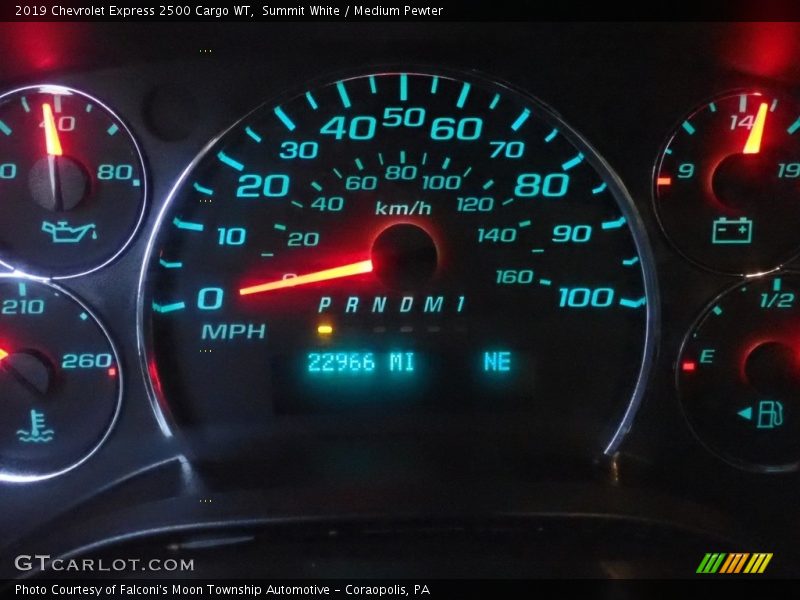 Summit White / Medium Pewter 2019 Chevrolet Express 2500 Cargo WT