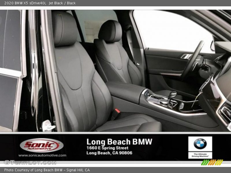 Jet Black / Black 2020 BMW X5 sDrive40i