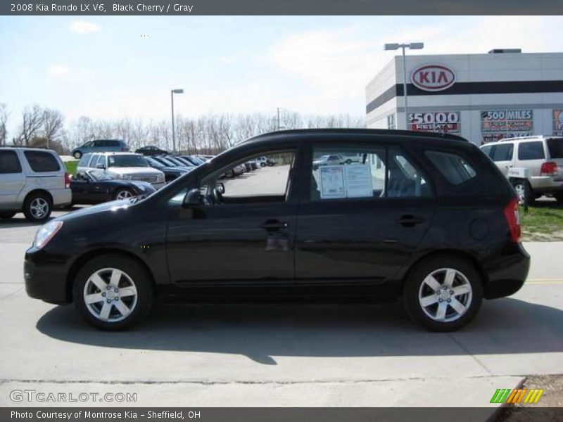 Black Cherry / Gray 2008 Kia Rondo LX V6