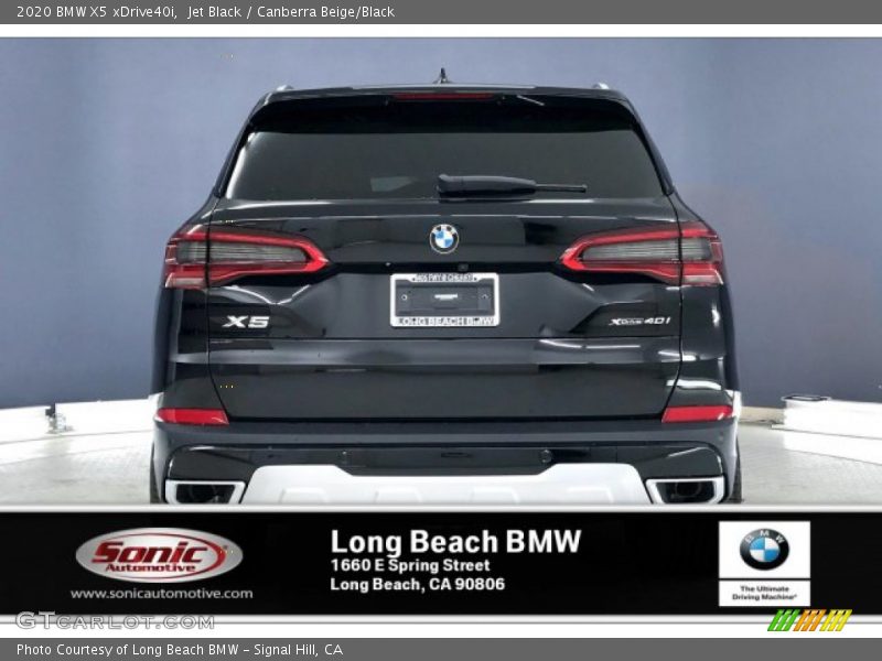 Jet Black / Canberra Beige/Black 2020 BMW X5 xDrive40i