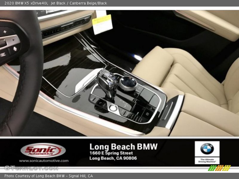 Jet Black / Canberra Beige/Black 2020 BMW X5 xDrive40i