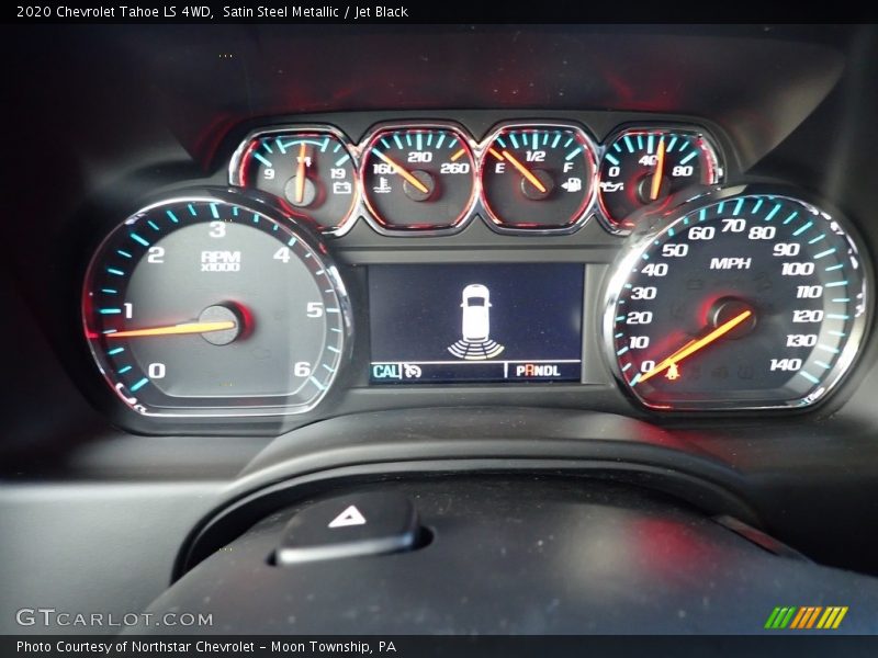 Satin Steel Metallic / Jet Black 2020 Chevrolet Tahoe LS 4WD