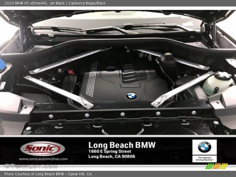 Jet Black / Canberra Beige/Black 2020 BMW X5 xDrive40i