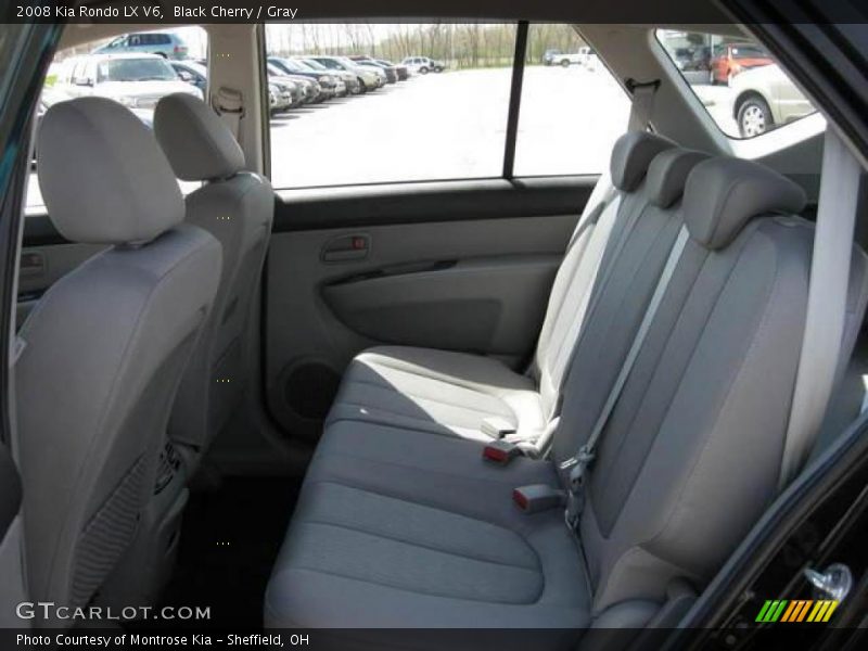 Black Cherry / Gray 2008 Kia Rondo LX V6
