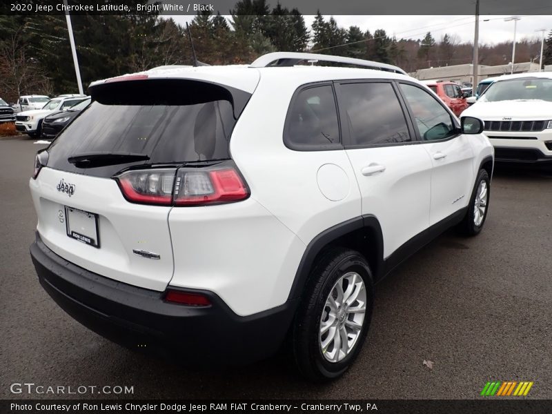 Bright White / Black 2020 Jeep Cherokee Latitude