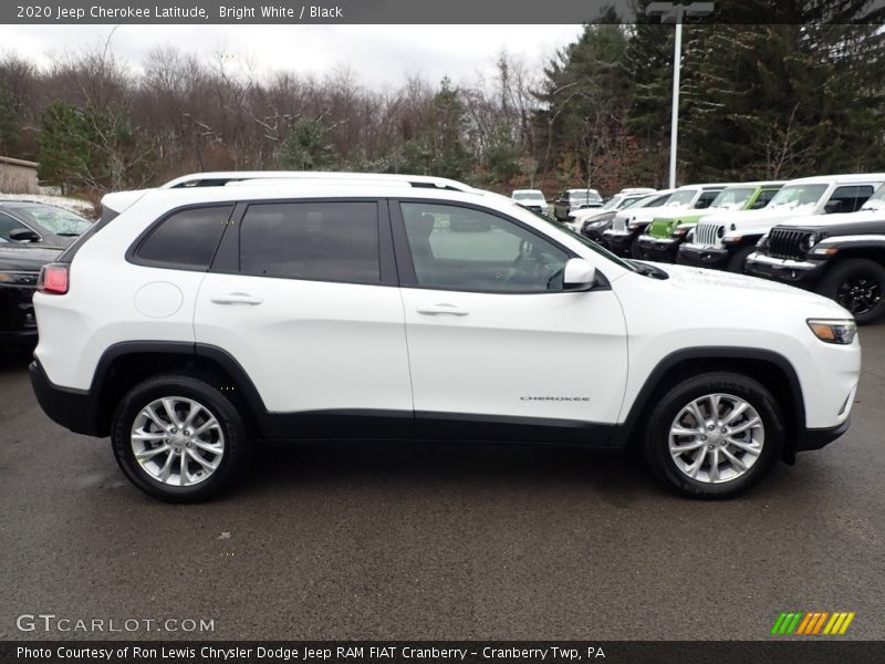 Bright White / Black 2020 Jeep Cherokee Latitude