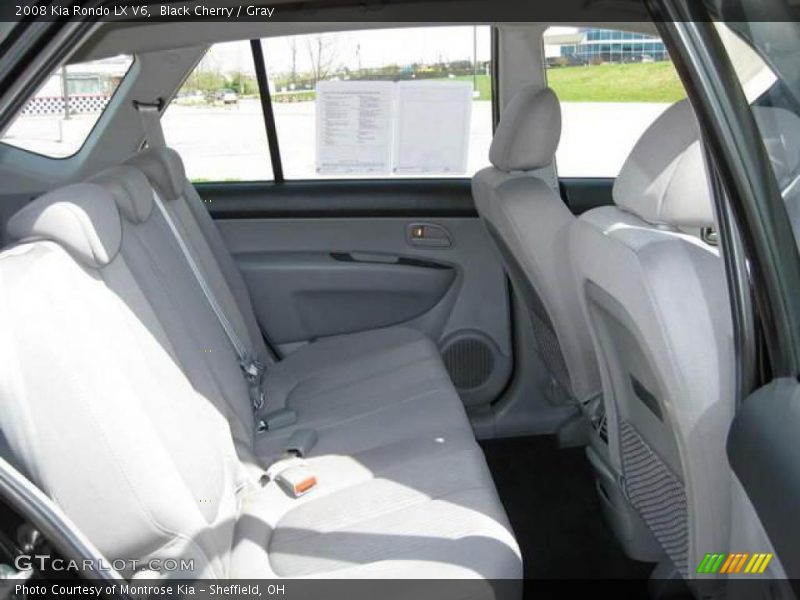 Black Cherry / Gray 2008 Kia Rondo LX V6