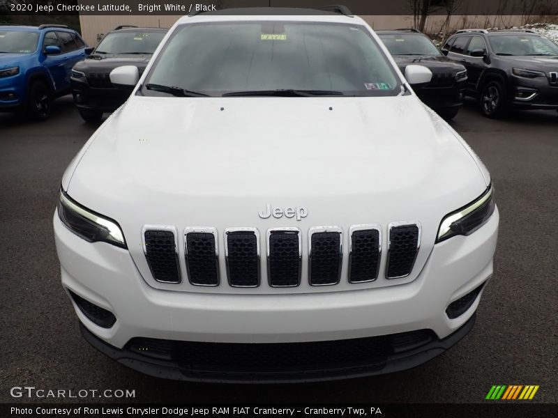 Bright White / Black 2020 Jeep Cherokee Latitude