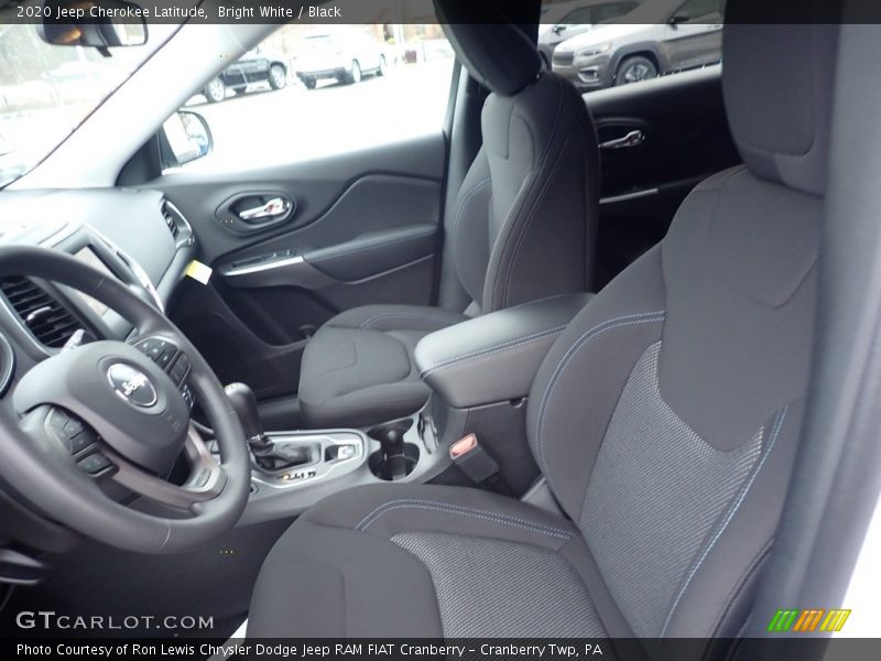 Bright White / Black 2020 Jeep Cherokee Latitude