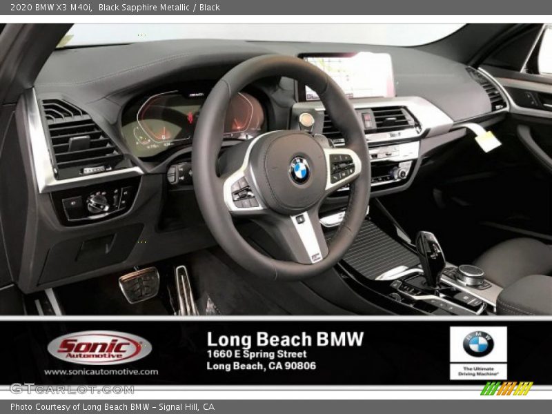 Black Sapphire Metallic / Black 2020 BMW X3 M40i