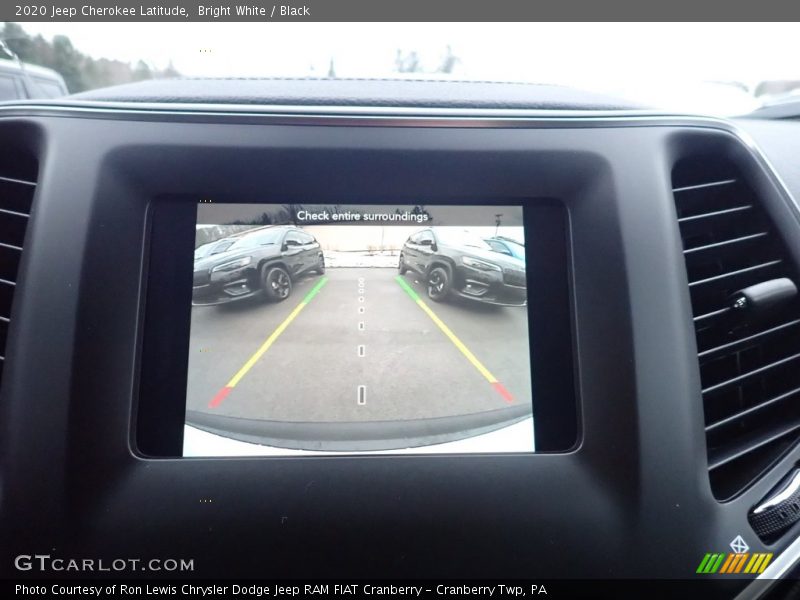 Bright White / Black 2020 Jeep Cherokee Latitude