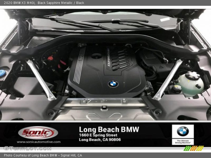 Black Sapphire Metallic / Black 2020 BMW X3 M40i