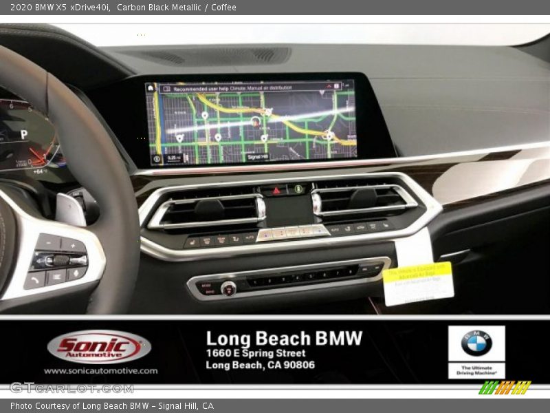 Carbon Black Metallic / Coffee 2020 BMW X5 xDrive40i