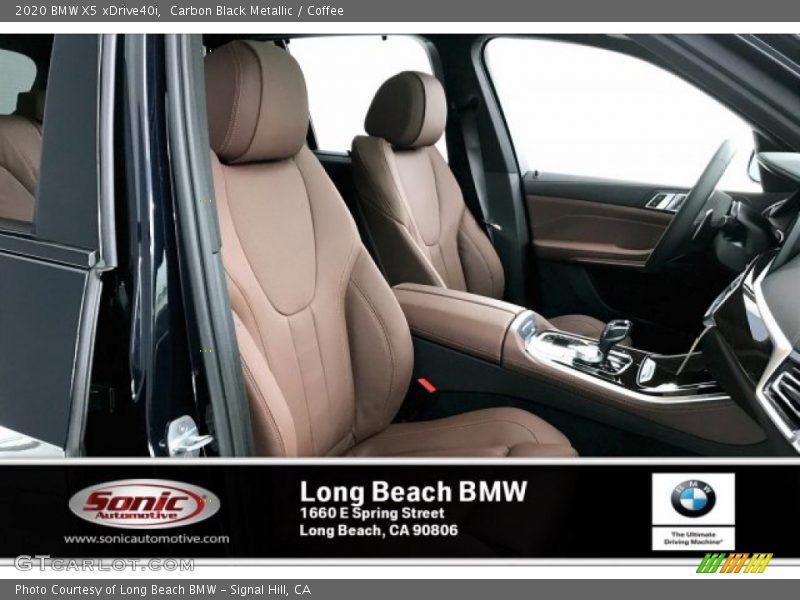 Carbon Black Metallic / Coffee 2020 BMW X5 xDrive40i
