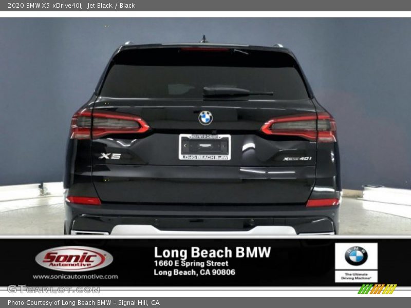 Jet Black / Black 2020 BMW X5 xDrive40i