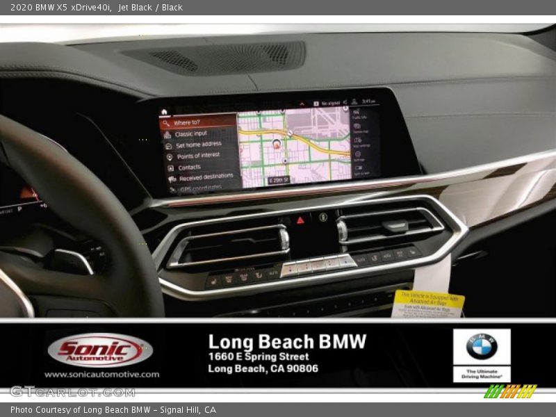 Jet Black / Black 2020 BMW X5 xDrive40i