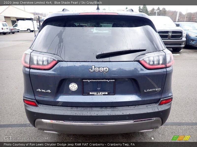 Blue Shade Pearl / Ski Gray/Black 2020 Jeep Cherokee Limited 4x4