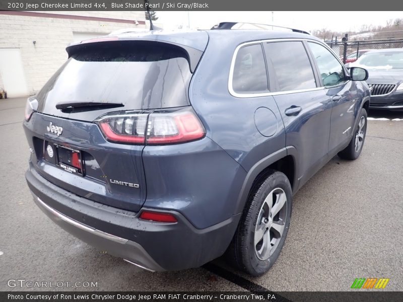 Blue Shade Pearl / Ski Gray/Black 2020 Jeep Cherokee Limited 4x4