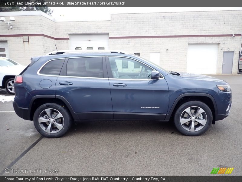 Blue Shade Pearl / Ski Gray/Black 2020 Jeep Cherokee Limited 4x4