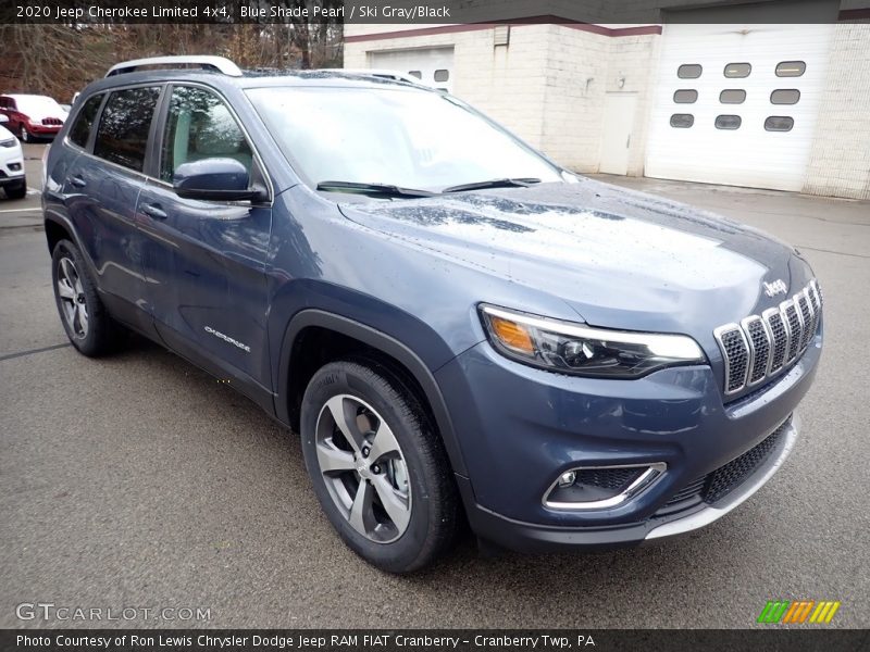 Blue Shade Pearl / Ski Gray/Black 2020 Jeep Cherokee Limited 4x4