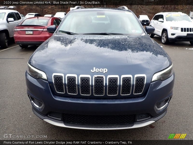 Blue Shade Pearl / Ski Gray/Black 2020 Jeep Cherokee Limited 4x4