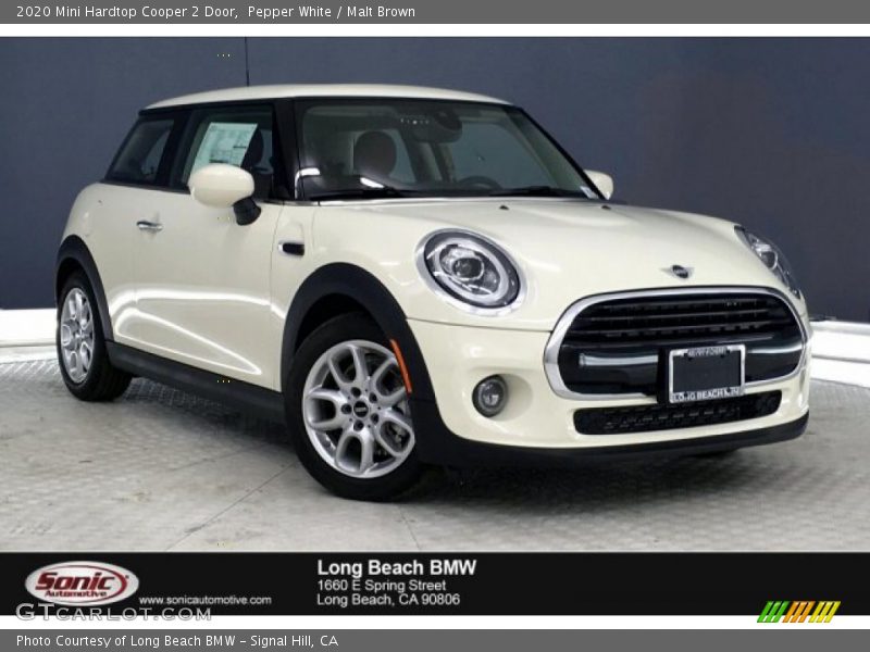 Pepper White / Malt Brown 2020 Mini Hardtop Cooper 2 Door